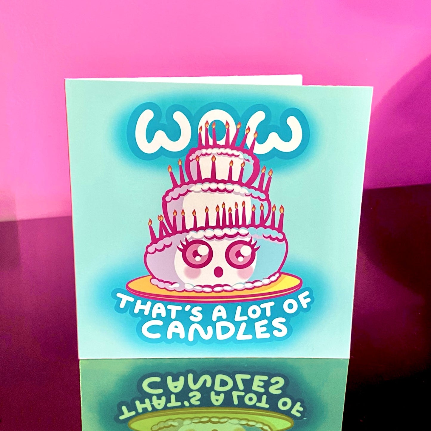 Kawaii Cake - Birthday Banter - Kawaii Greetings Card - Cheeky Birthday Card