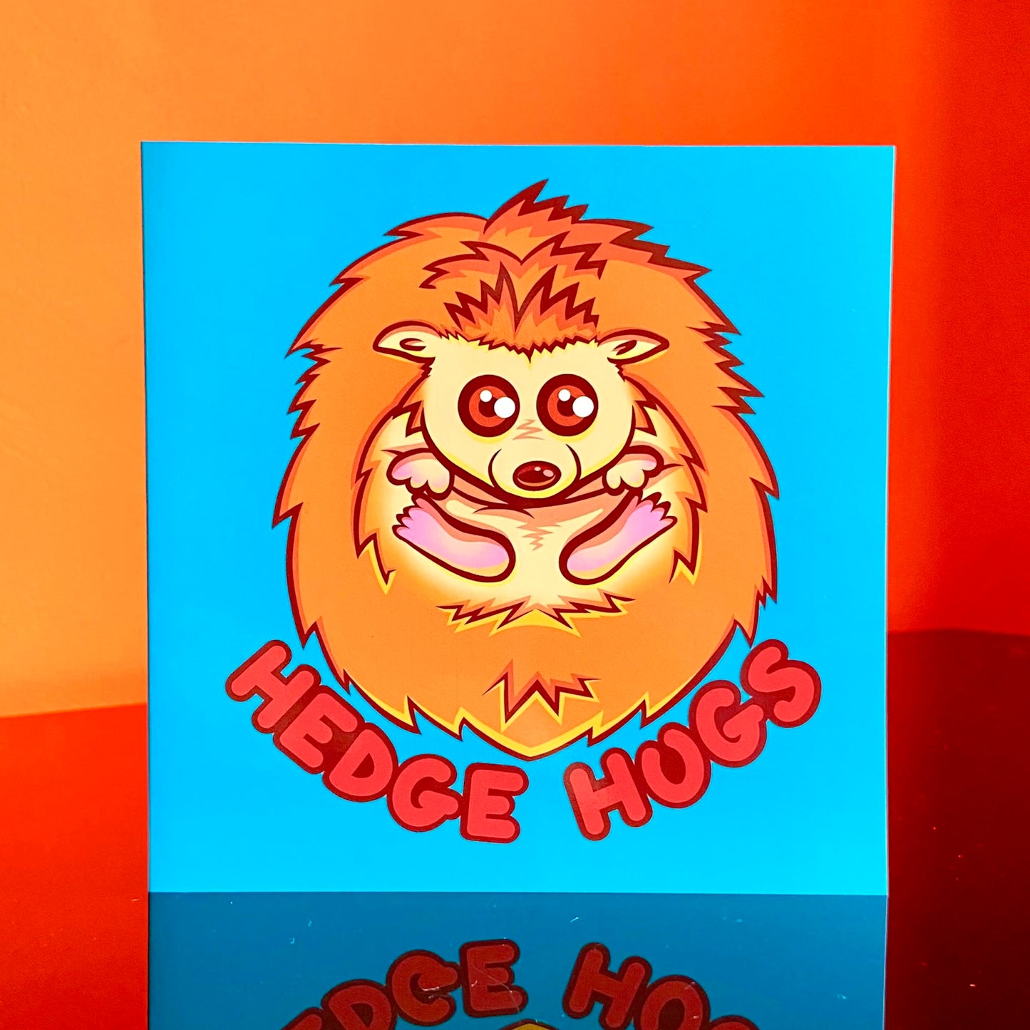 Hedge Hugs Greetings Card - Hedgehog - Send Hugs - Affection Card