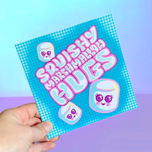 Squishy Marshmallow Hugs Card - Sweet Treats Greetings Card - Sending Affection- Sympathy