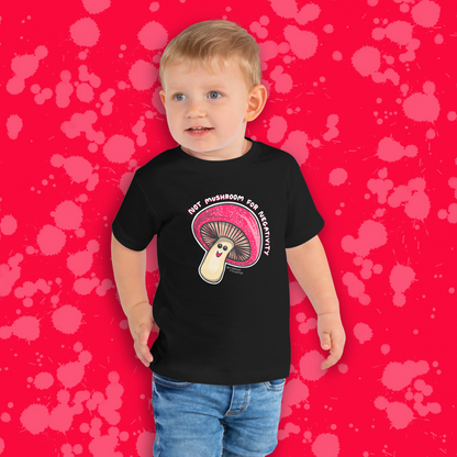 Kawaii Mushroom T-Shirt - Unisex Toddler Clothes - 2 to 5 Years - Motivational Slogan - Kawaii Tee