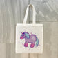 Kawaii Style Unicorn Tote - Believe In Yourself - Reusable Tote - Motivational Bag